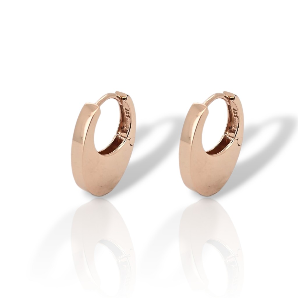 Rose gold plated silver 925º earrings (code GEM001003)